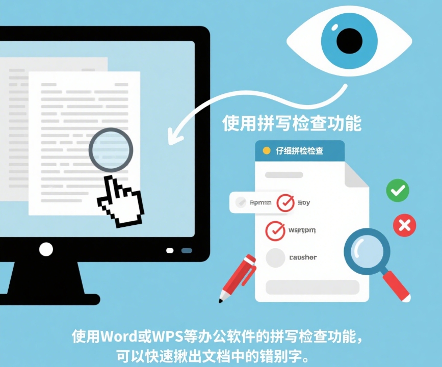 如何快速查看文档内是否有错别字
